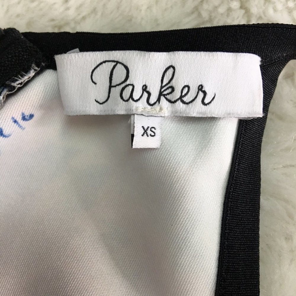 Parker Women's Multicolor Open Flare Mini Dress Size XS - Picture 16 of 16
